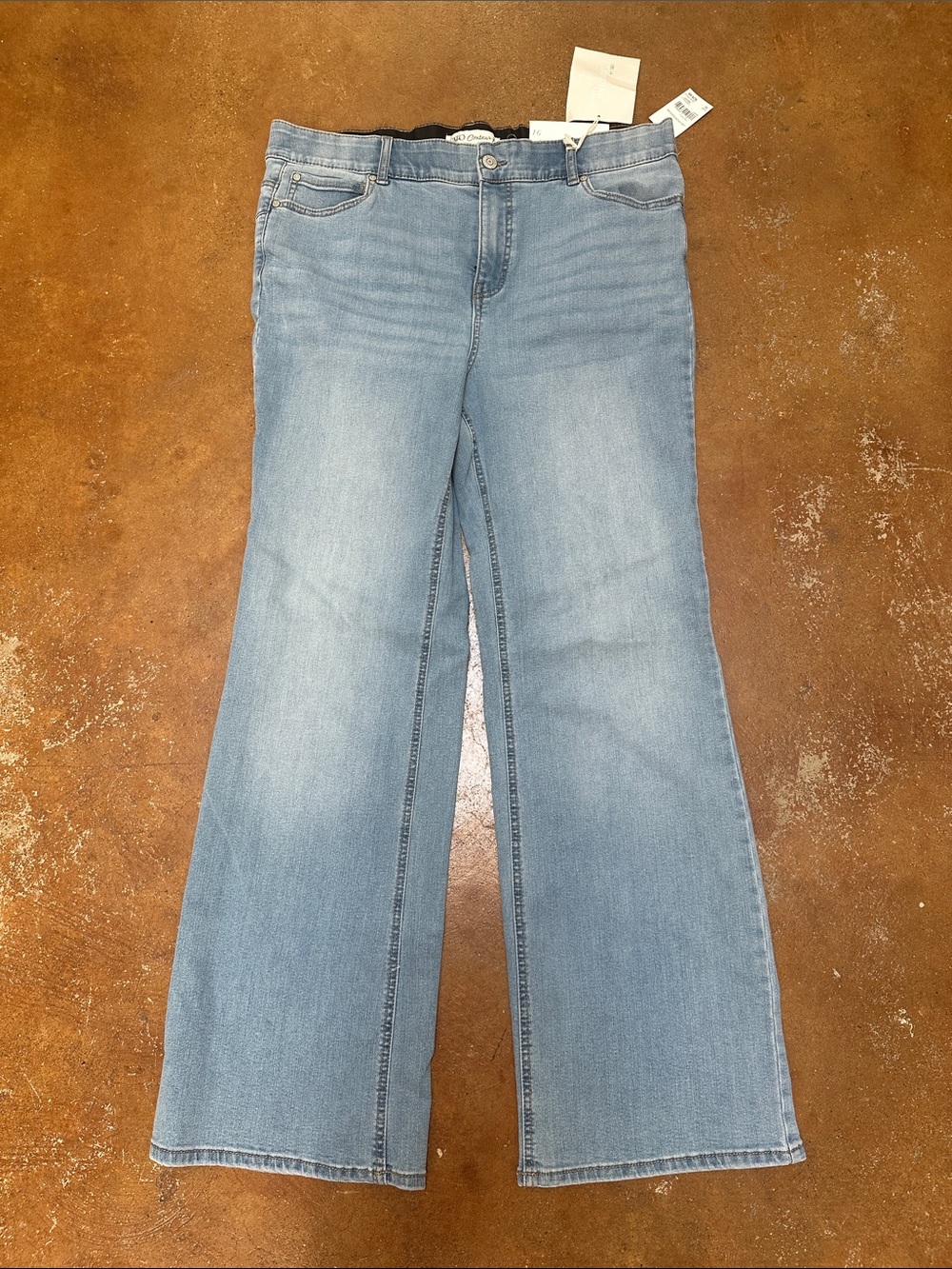 Cato Light Blue Wide Leg Jeans 16 NWT